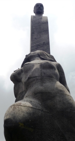 Escultura don Cleto, detalle